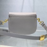 Dior Medium Bobby Bag Box Calfskin Gray