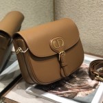 Dior Medium Bobby Bag Box Calfskin Tan