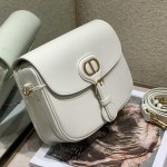 Dior Medium Bobby Bag Box Calfskin White