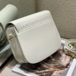 Dior Medium Bobby Bag Box Calfskin White