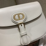 Dior Medium Bobby Bag Box Calfskin White