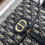 Dior Medium Bobby Bag Oblique Navy