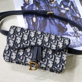 Replica Dior Oblique Saddle Belt Bag