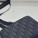 Dior Pouch with Strap Black Dior Oblique Jacquard