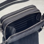 Dior Pouch with Strap Black Dior Oblique Jacquard