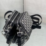 Dior Pouch with Strap Blue Dior Oblique Jacquard