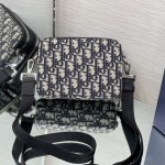 Dior Pouch with Strap Blue Dior Oblique Jacquard