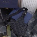 Dior Saddle Bag Black Dior Oblique Jacquard