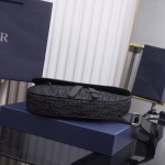 Dior Saddle Bag Black Dior Oblique Jacquard