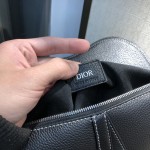 Dior Saddle Bag Black Grained Calfskin