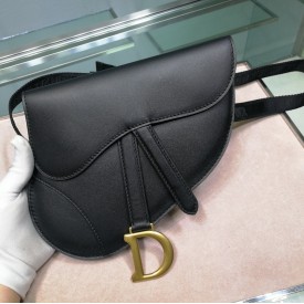 Replica Dior Saddle Calfskin Belt Bag 