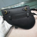 Dior Saddle Belt Bag Calfskin Leather Black