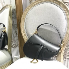 Dior Saddle Calfskin Bag Black