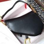 Dior Saddle Calfskin Bag Black