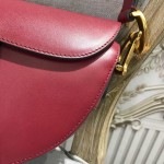 Dior Saddle Calfskin Bag Red