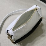 Small Dior Vibe Hobo Bag White