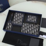 Dior Travel Travel Kit Blue Dior Oblique Jacquard