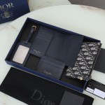 Dior Travel Travel Kit Blue Dior Oblique Jacquard