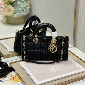 Dior Lady D-Joy Bag Black Cannage Lambskin