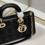 Dior Lady D-Joy Bag Black Cannage Lambskin