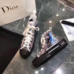 Dior B23 High Canvas Sorayama Dinosaur Black