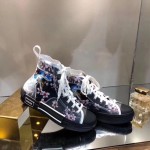 Dior B23 High Canvas Sorayama Dinosaur Black