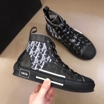 Dior B23 High Top Logo Oblique Black