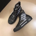 Dior B23 High Top Logo Oblique Black