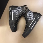 Dior B23 High Top Logo Oblique Black