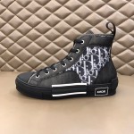 Dior B23 High Top Logo Oblique Black