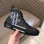 Dior B23 High Top Logo Oblique Black