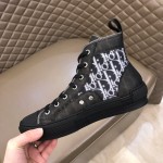 Dior B23 High Top Logo Oblique Black