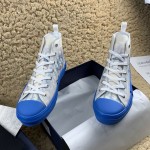 Dior B23 High Top Logo Oblique Gradient Blue