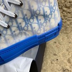 Dior B23 High Top Logo Oblique Gradient Blue