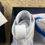 Dior B23 High Top Logo Oblique Gradient Blue