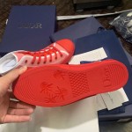 Dior B23 High Top Logo Oblique Red