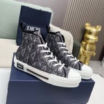 B23 High-Top Sneaker Black CD Diamond Canvas