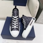 B23 High-Top Sneaker Black CD Diamond Canvas