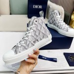 B23 High-Top Sneaker Dior Gray CD Diamond Canvas