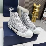 B23 High-Top Sneaker Dior Gray CD Diamond Canvas