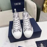 B23 High-Top Sneaker Dior Gray CD Diamond Canvas