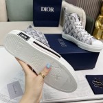 B23 High-Top Sneaker Dior Gray CD Diamond Canvas