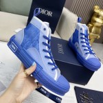 B23 High-Top Sneaker Blue Dior Oblique Canvas