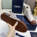 B23 High-Top Sneaker Coffee Dior Oblique Canvas