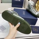 B23 High-Top Sneaker Olive Dior Oblique Canvas