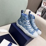 DIOR AND PARLEY B23 High-Top Sneaker Blue Dior Oblique Parley Ocean Plastic