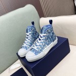 DIOR AND PARLEY B23 High-Top Sneaker Blue Dior Oblique Parley Ocean Plastic