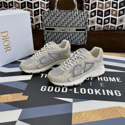 Dior B30 Sneaker Cream Mesh and Technical Fabric