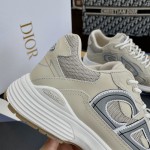 Dior B30 Sneaker Cream Mesh and Technical Fabric