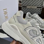 Dior B30 Sneaker Gray Mesh and Technical Fabric